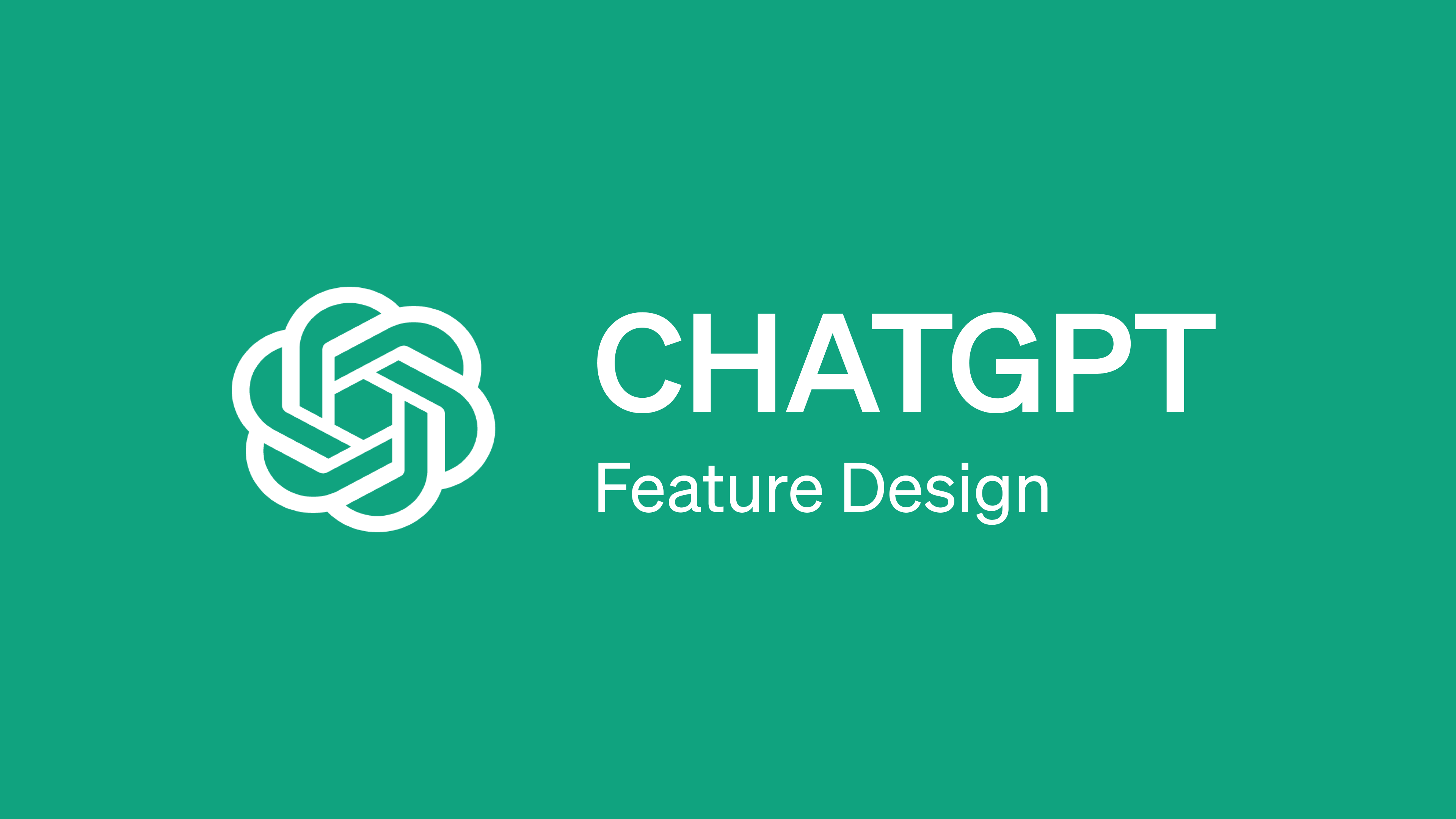 ChatGPT Feature Design