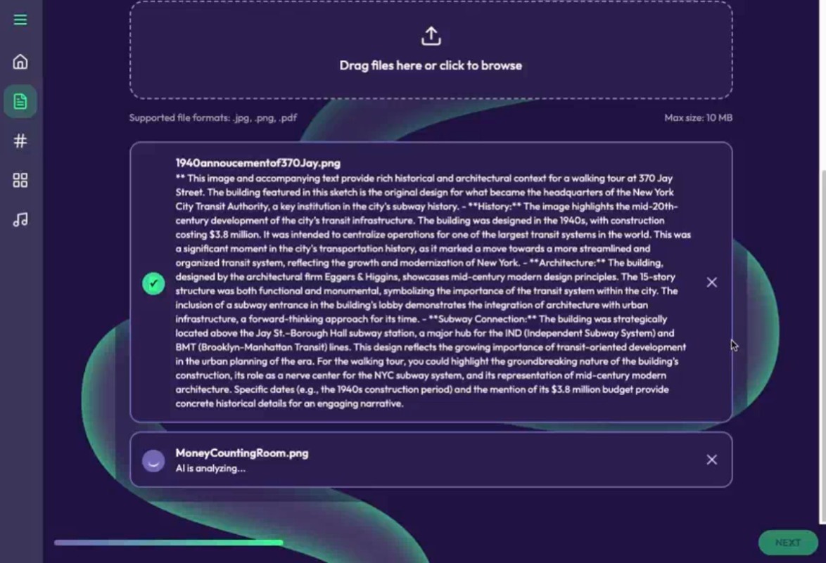 Archive page - AI summary